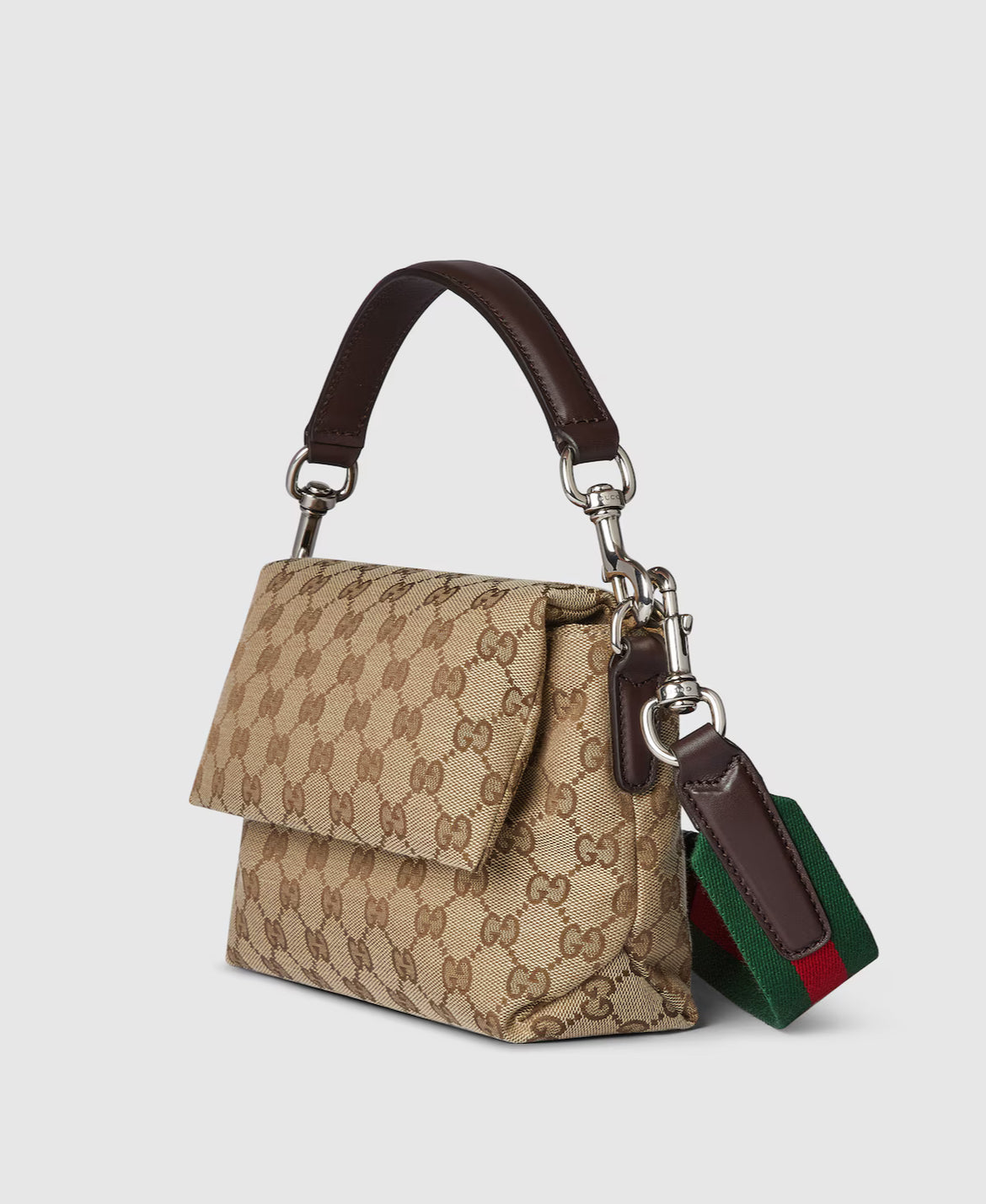 Sac à bandoulière en toile GG petit format