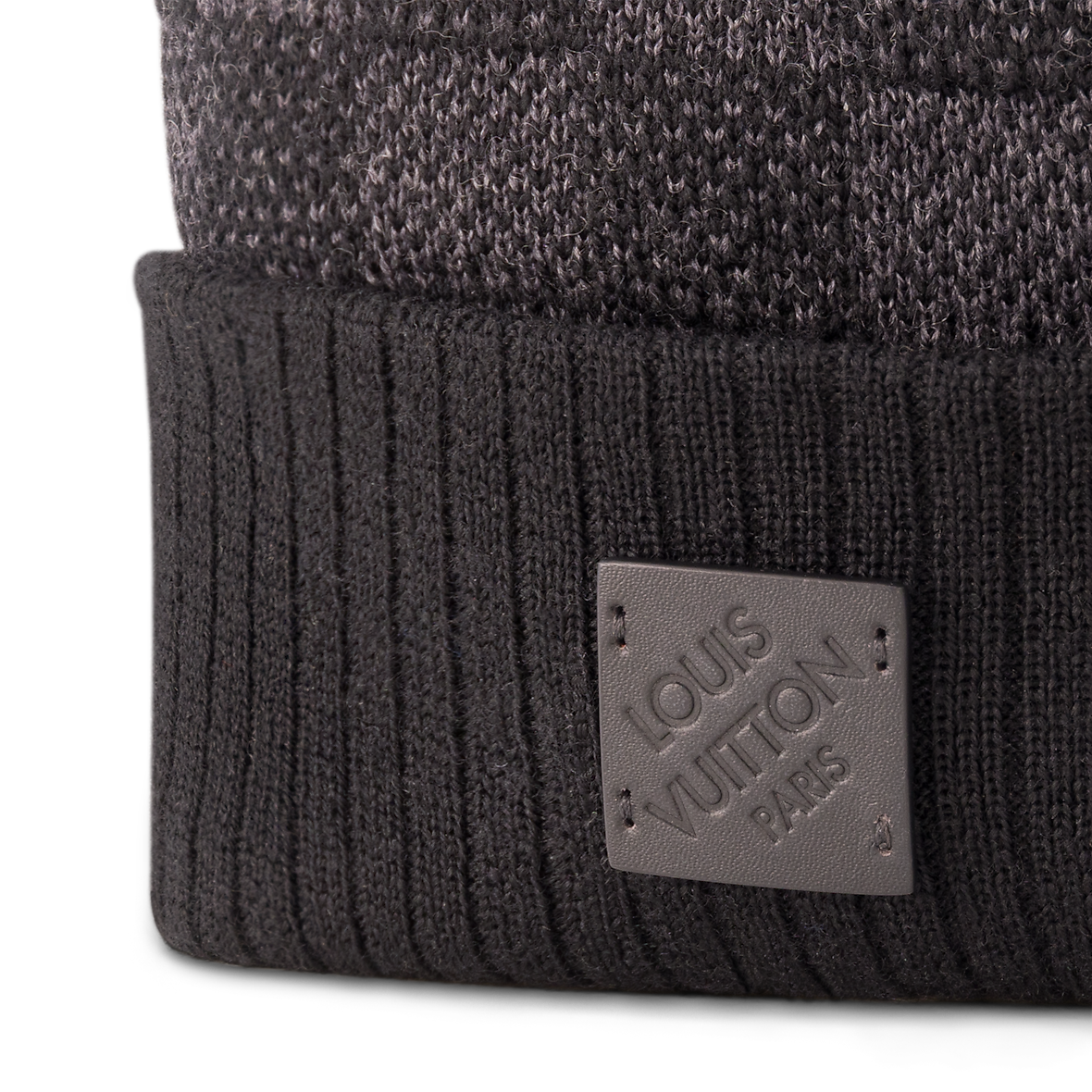 Bonnet et Écharpe Néo Petit Damier Noir