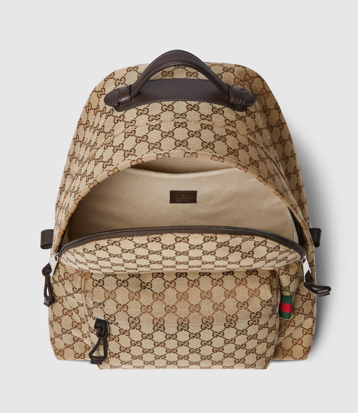 Sac à dos en toile GG moyen format