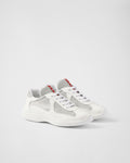 Baskets Prada America’s Cup en tissu Bike blanc