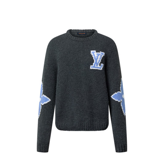 Pull en laine mélangée épaisse