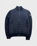 Moncler veste bi-matière cardigan