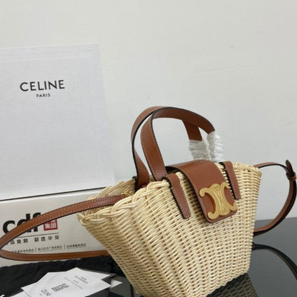 C­eli­ne - Classic Panier Teen Couffin Wicker Natural