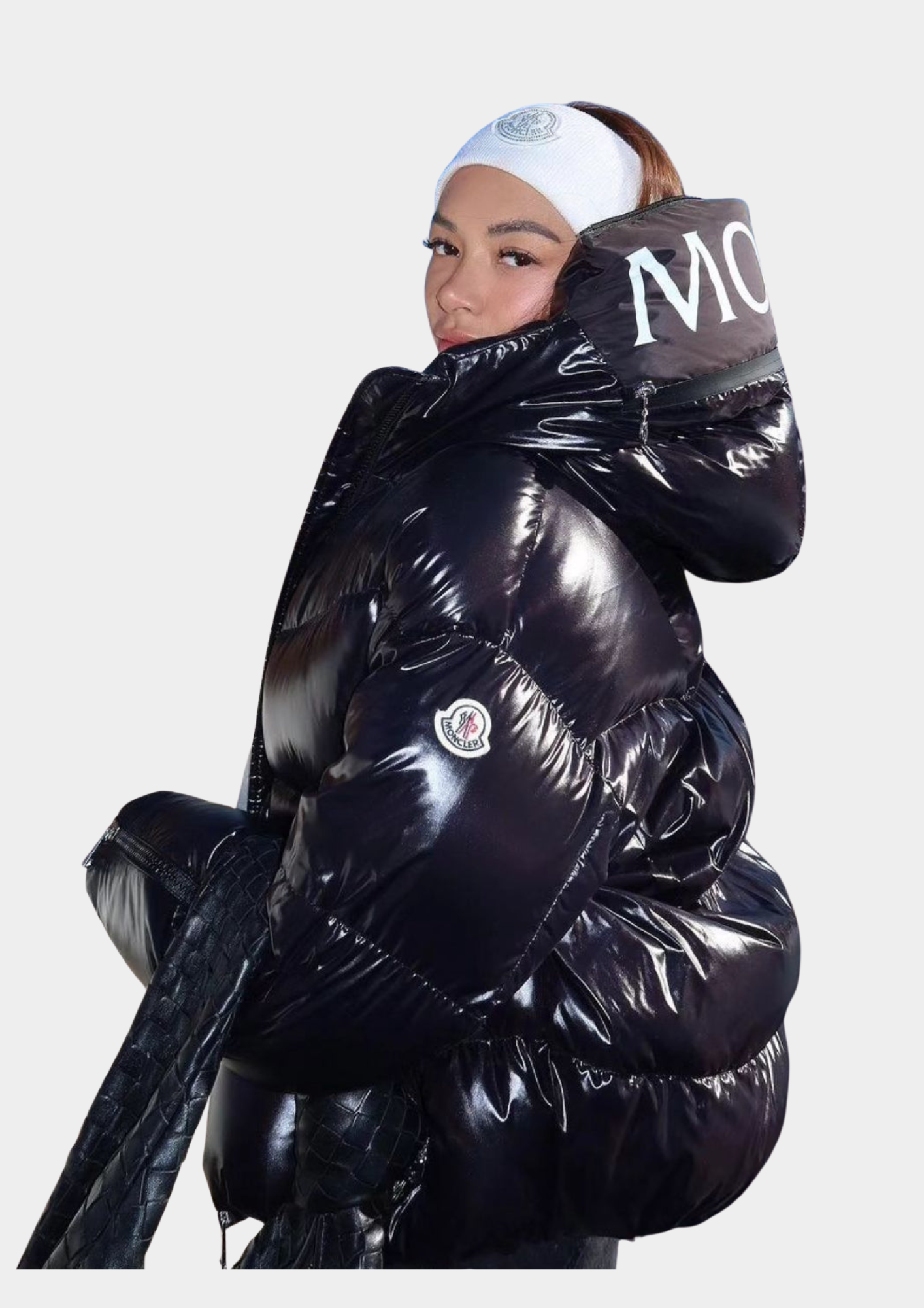 Doudoune à Capuche Moncler Huppe
