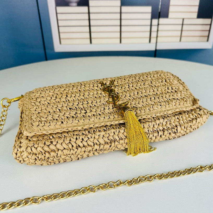 YSL - KATE 99 TASSEL IN RAFFIA