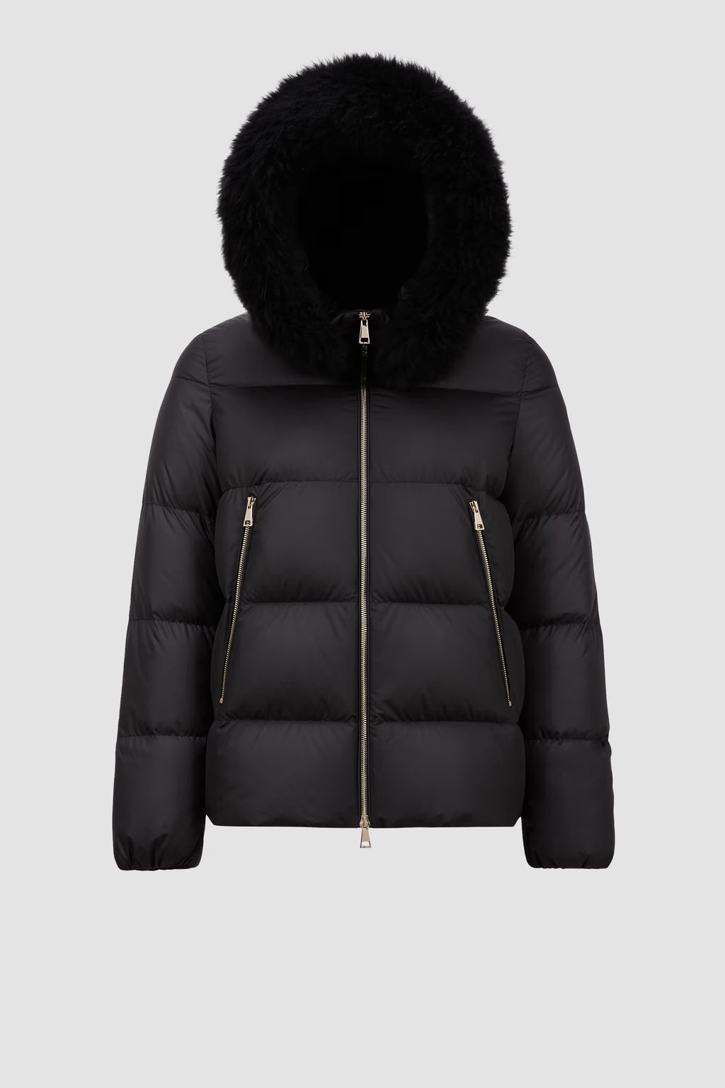 Doudoune courte a capuche Laichefur Moncler Noir
