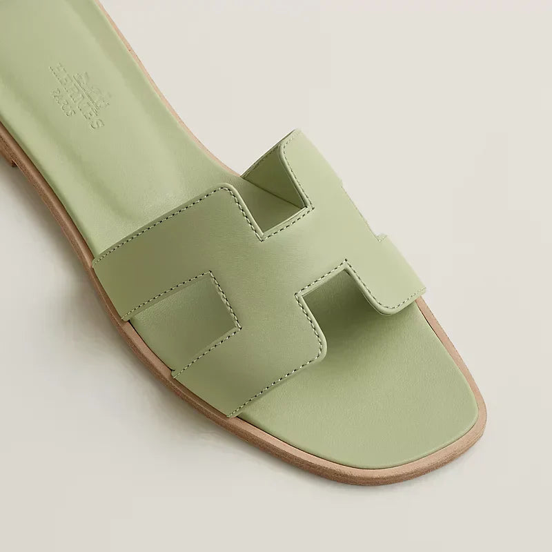 Hermes - Claquettes Vert de mer